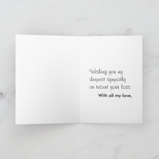 Alaskan Malamute Beileid oder Pet Loss Karte (Innenseite)