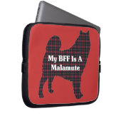 Alaskan Malamute BESTE FREUNDIN Laptopschutzhülle (Vorne Rechts)