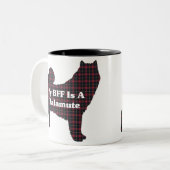 Alaskan Malamute BESTE FREUNDIN Tasse (Vorderseite Links)