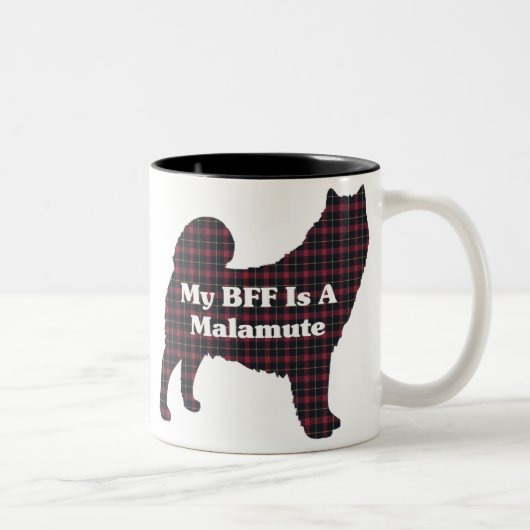 Alaskan Malamute BESTE FREUNDIN Tasse (Rechts)