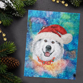 Alaskan Malamute Breed Dog Weihnachtsmuster Puzzle