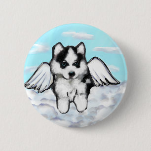 Alaskan Malamute Button