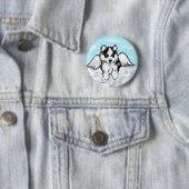 Alaskan Malamute Button (Beispiel)