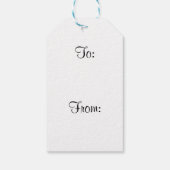 Alaskan Malamute Christmas Geschenkanhänger (Rückseite)