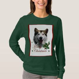 Alaskan Malamute Christmas Merry T-Shirt