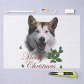Alaskan Malamute Christmas Seidenpapier (Handwerk)