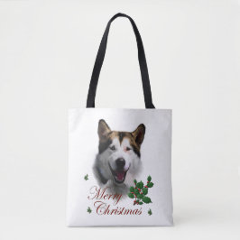 Alaskan Malamute Christmas Tasche