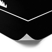 Alaskan Malamute Culture Edgy Pop Art Poster (Ecke)