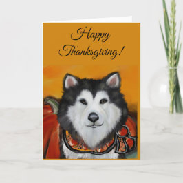 Alaskan Malamute Dankeskarte