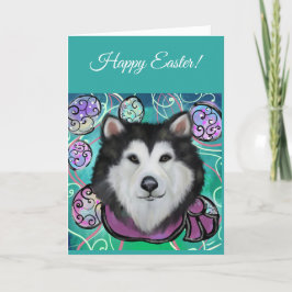 Alaskan Malamute Dankeskarte