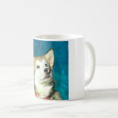 Alaskan Malamute Dog Art Kaffeetasse (VorderseiteRechts)