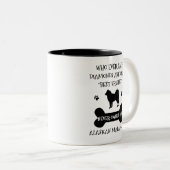 Alaskan Malamute Dog Bester Freund Zweifarbige Tasse (VorderseiteRechts)