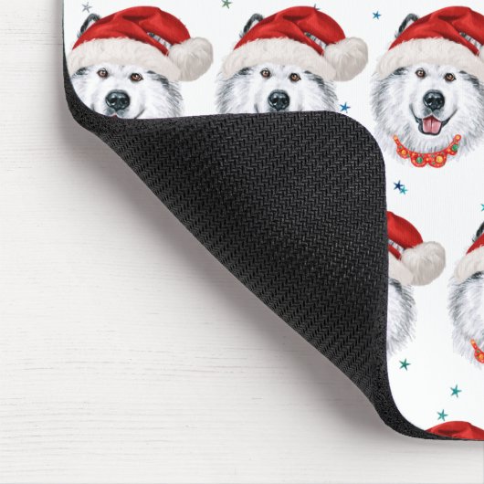Alaskan Malamute Dog Breed Christmas Stars Mousepad (Ecke)