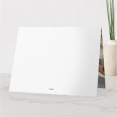 Alaskan Malamute Dog im Schnee Weihnachten Karte (Rückseite)