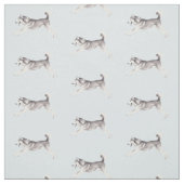 Alaskan Malamute Dog Kunstwerk Stoff (Muster)