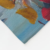 Alaskan Malamute Dog on Paddle: Ein Landschaftlich Fleecedecke (Ecke)