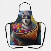 Alaskan Malamute Dog on Paddle: Ein Landschaftlich Schürze (Vorderseite)