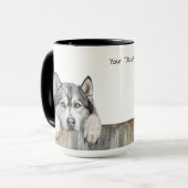 Alaskan Malamute Dog Tasse (Vorderseite Links)