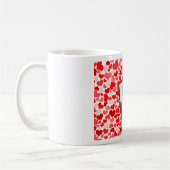 Alaskan Malamute Dog Valentines Herz Kaffeetasse (Links)
