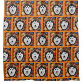 ALASKAN MALAMUTE DUSCHVORHANG (Vorderseite)