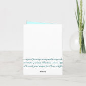 Alaskan Malamute erhält gute Grußkarte Karte (Rückseite)