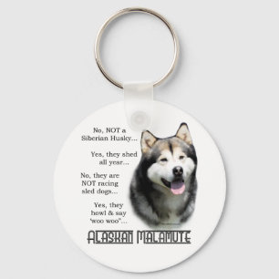 Alaskan Malamute FAQ Schlüsselanhänger