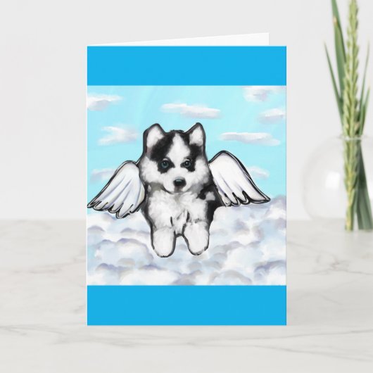 Alaskan Malamute Feiertagskarte (Vorderseite)