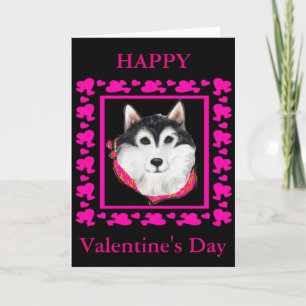 Alaskan Malamute Feiertagskarte