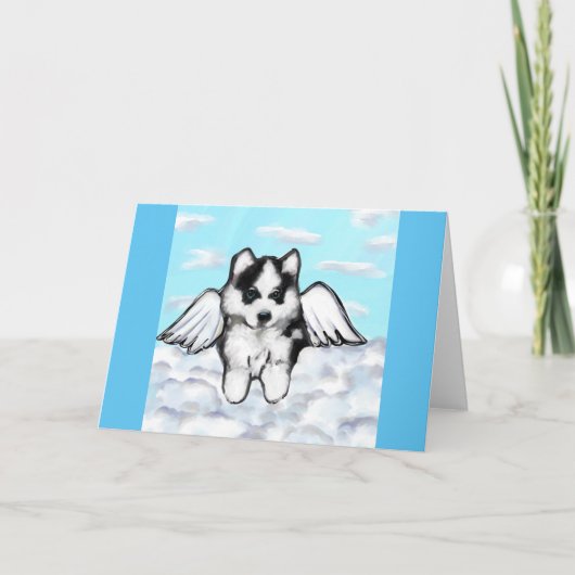 Alaskan Malamute Feiertagskarte (Vorderseite)