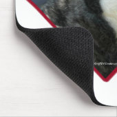 Alaskan Malamute Flag 2 Mousepad (Ecke)