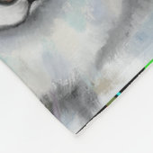 Alaskan Malamute Fleecedecke (Ecke)