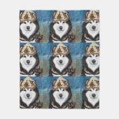 Alaskan Malamute Fleecedecke (Vorderseite)