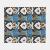 Alaskan Malamute Fleecedecke (Vorderseite (Horizontal))