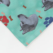 Alaskan Malamute Fleecedecke (Ecke)