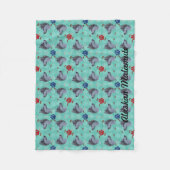 Alaskan Malamute Fleecedecke (Vorderseite)