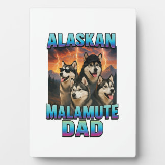 Alaskan Malamute Fotoplatte