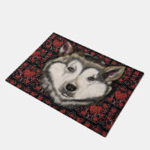 Alaskan Malamute Fußmatte (Schrägansicht)