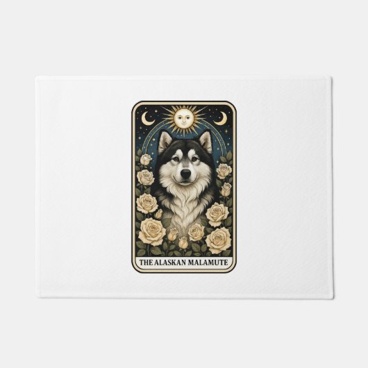 Alaskan Malamute Fußmatte (Vorderseite)