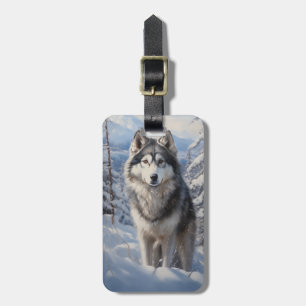 Alaskan Malamute Gepäckanhänger