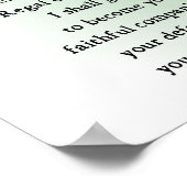 Alaskan Malamute Geschenke Poster (Ecke)