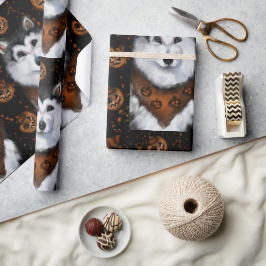 Alaskan Malamute Geschenkpapier (Kunsthandwerk)