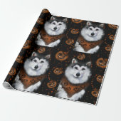Alaskan Malamute Geschenkpapier (Ungerollt)