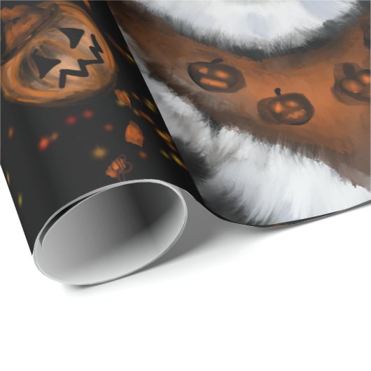 Alaskan Malamute Geschenkpapier (Rolleneckpunkt)