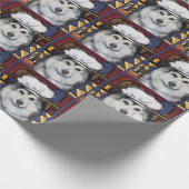 Alaskan Malamute Geschenkpapier (Ecke)