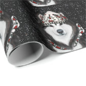 Alaskan Malamute Geschenkpapier (Rolleneckpunkt)