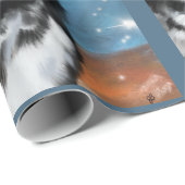 Alaskan Malamute Geschenkpapier (Rolleneckpunkt)