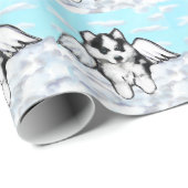 Alaskan Malamute Geschenkpapier (Rolleneckpunkt)