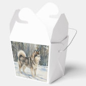 Alaskan Malamute Geschenkschachtel (Geöffnet)