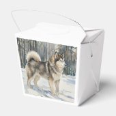 Alaskan Malamute Geschenkschachtel (Rückseite)