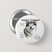 Alaskan Malamute Geschichte, Alles über Malamutes Button (Vorne & Hinten)